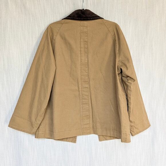 Mango MNG Fire Jacket Womens S Brown Pockets Parka Coat Long Sleeve Cotton - Picture 3 of 10